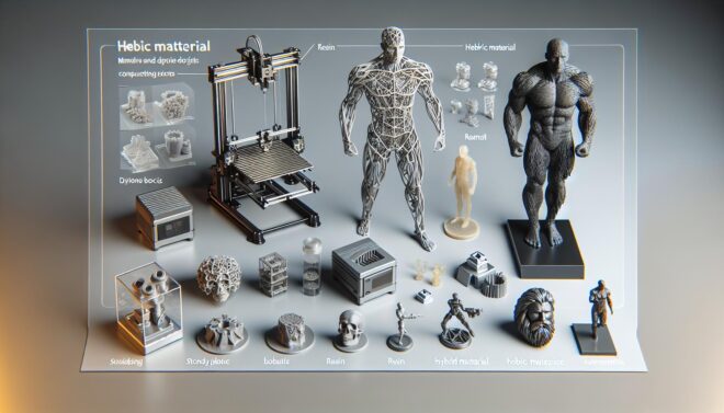 grafika: przewodnik po materialach do druku 3d: od plastiku po metal