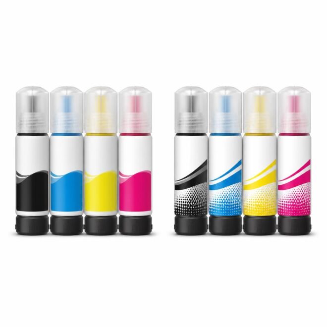 Porównanie tuszów Epson 104 CMYK: Zamienniki versus Oryginalne
