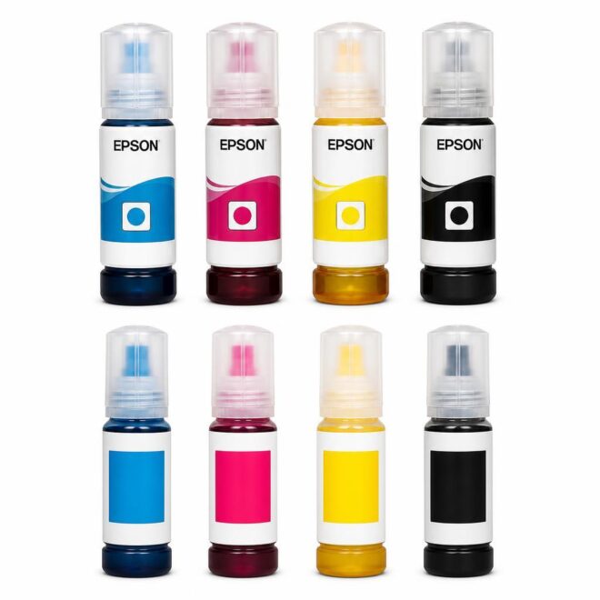 Porównanie tuszów Epson 104 CMYK: Oryginalne i zamienniki